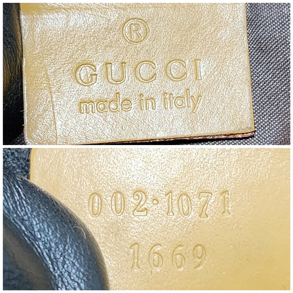 Gucci Vintage Piston Lock Jackie Shoulder Bag Brown/Beige - Picture 4 of 16